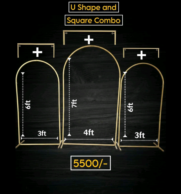 U Shape and Square Combo - fabrication product, catalogue page 7