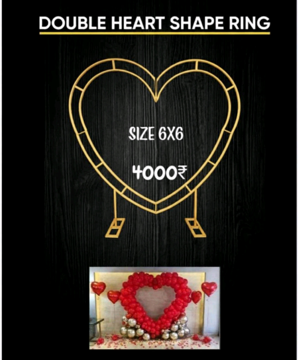 Double Heart Shape Ring