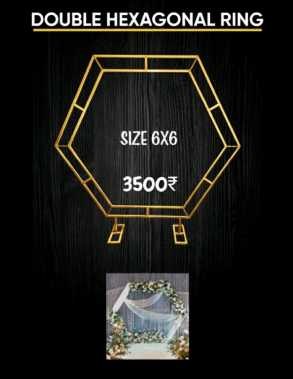 Double Hexagonal Ring - fabrication product, catalogue page 21